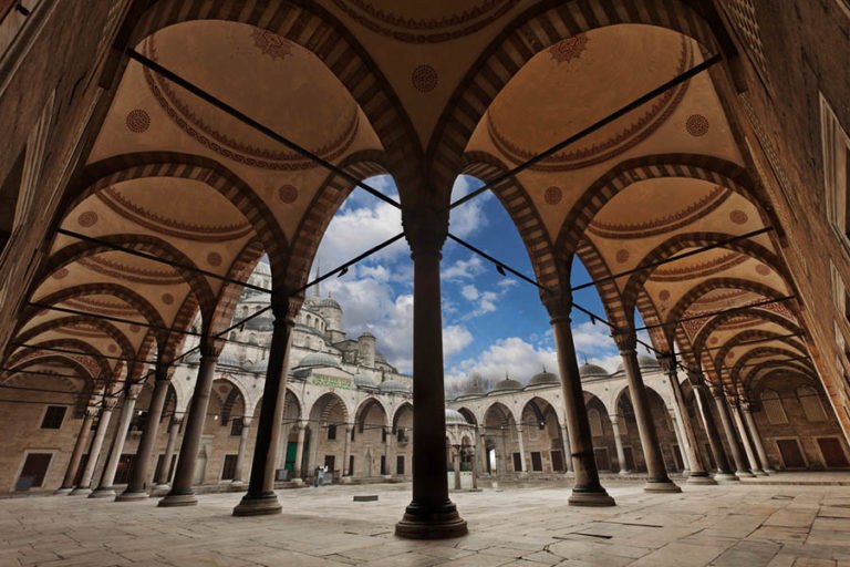 Blue Mosque Courtyard