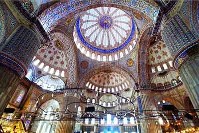 blue mosque interior